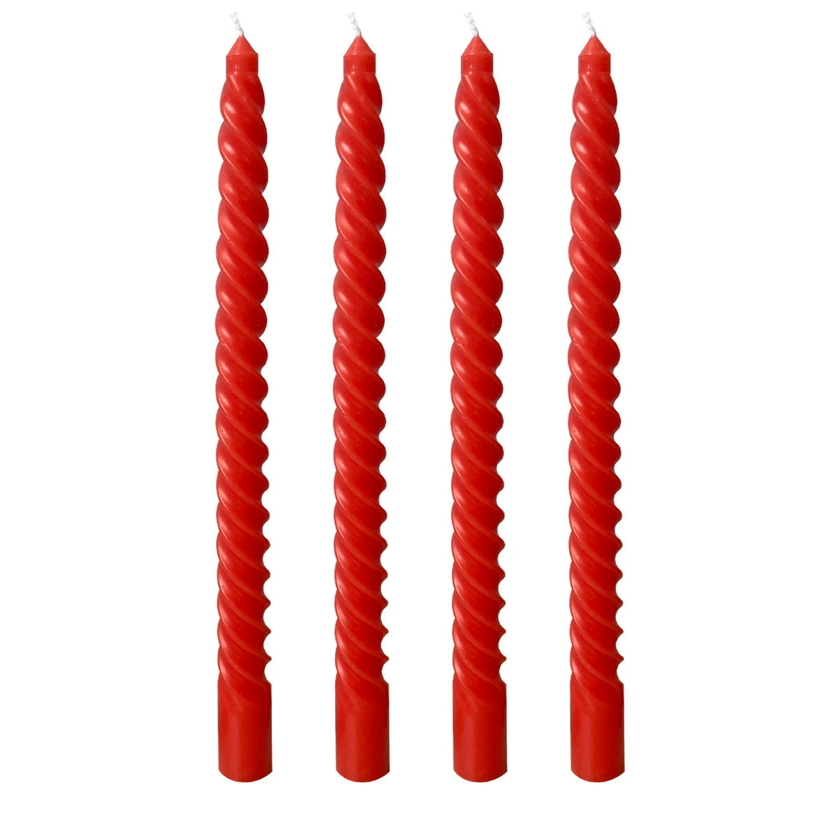 Spiral Taper Candles (Unscented & Smokeless)