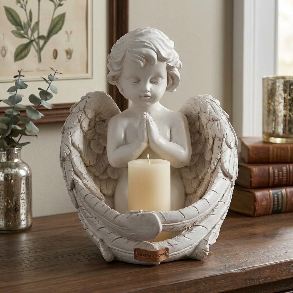 Vintage Angel Candlestick Ornament