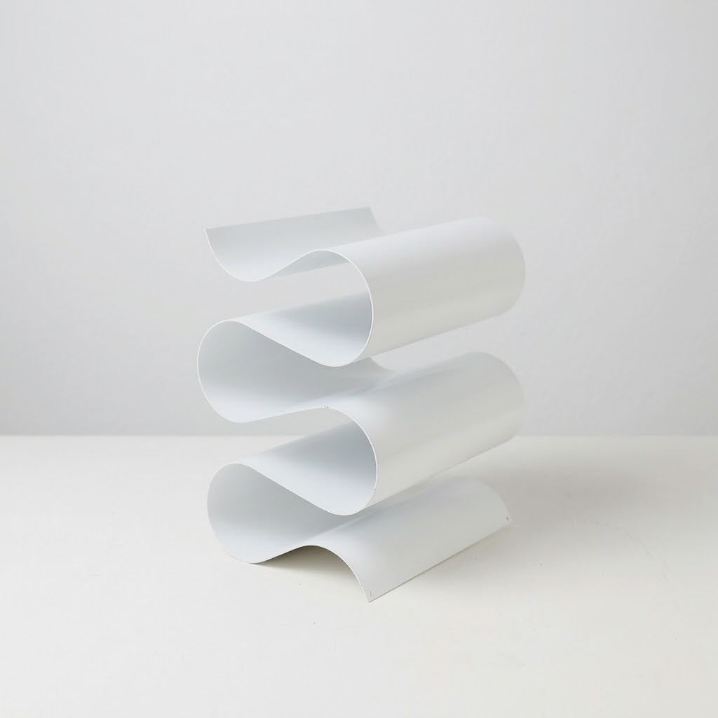 Minimalist S-Shaped Metal Wine Rack